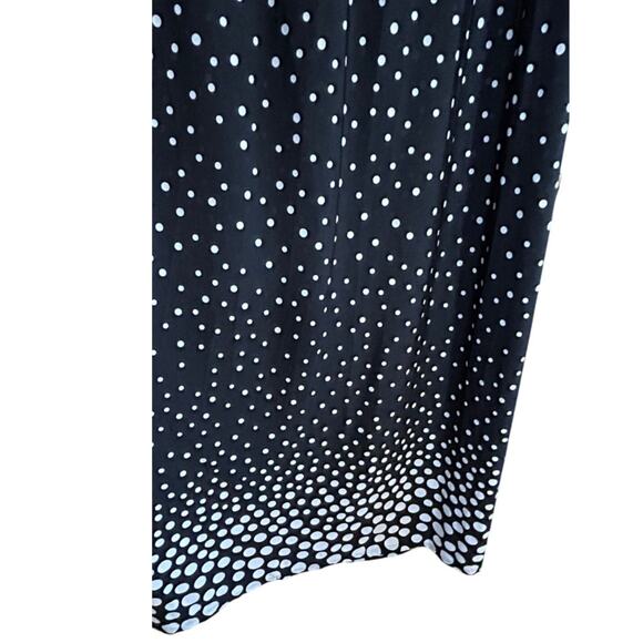 Catherine's Womens Dress Maxi 3X 26/28 Polka Dots Beach Empire Waist Sleeveless - Picture 6 of 14